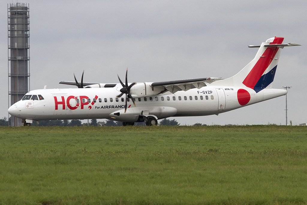 Air France - hop, F-GVZP, Aerospatiale, ATR-72-212A, 20.10.2013, CDG, Paris, France





