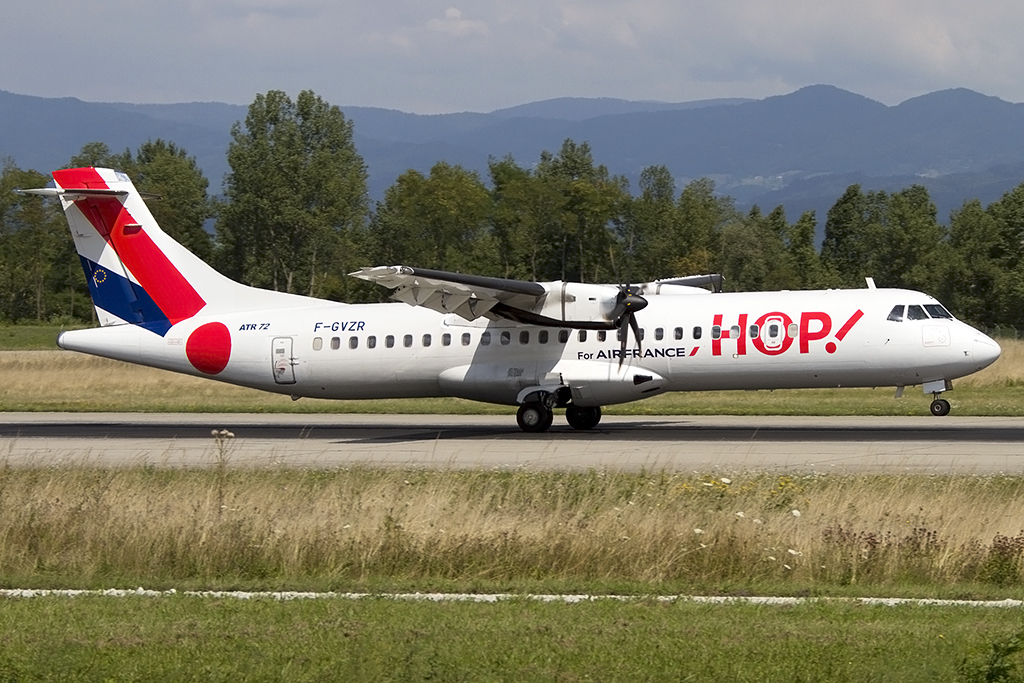 Air France - HOP!, F-GVZR, Aerospatiale, ATR-72-212A, 14.08.2013, BSL, Basel, Switzerland 




