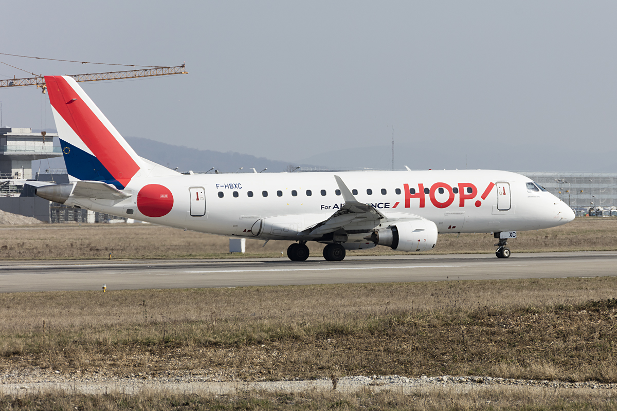 Air France - HOP!, F-HBXC, Embraer, ERJ-170, 15.03.2017, BSL, Basel, Switzerland 


