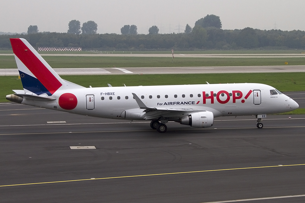 Air France - Hop, F-HBXE, Embraer, ERJ-170, 08.10.2013, DUS, Düsseldorf, Germany 




