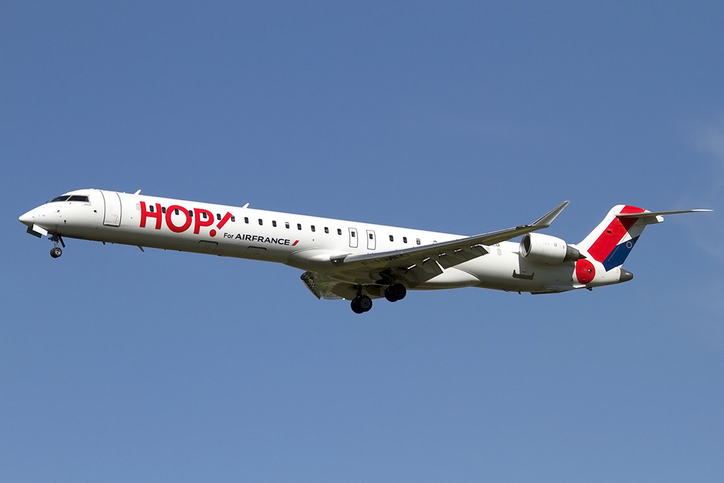 Air France - hop!, F-HMLD, Bombardier, CRJ-1000, 24.05.2014, LYS, Lyon, France 



