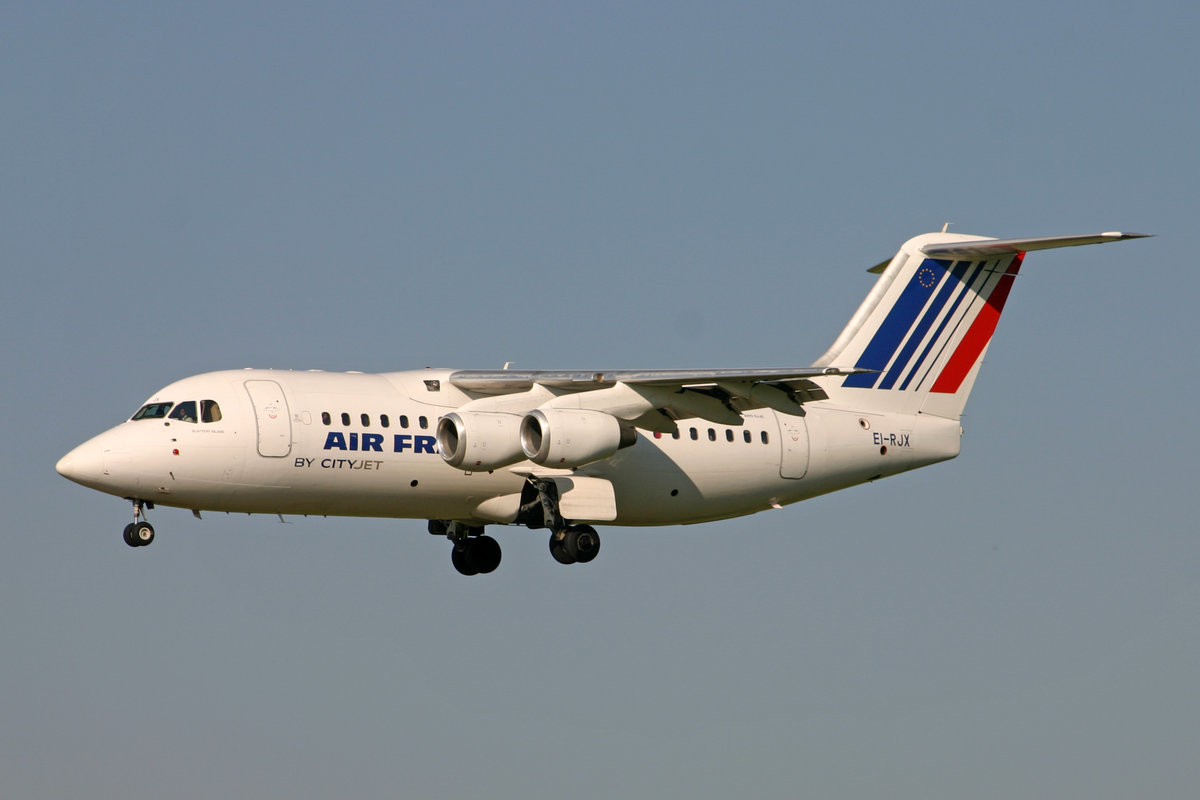 Air France (Operated by City Jet), EI-RJX, BAe Avro RJ-85, msn: 2372, 08.Mai 2008, ZRH Zürich, Switzerland