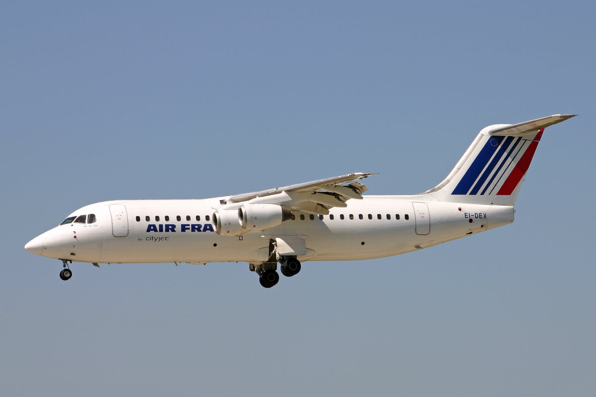 Air France (Operated by CityJet), EI-DEX, BAe 146-300, msn: E3157, 18.Juli 2006, ZRH Zürich, Switzerland.