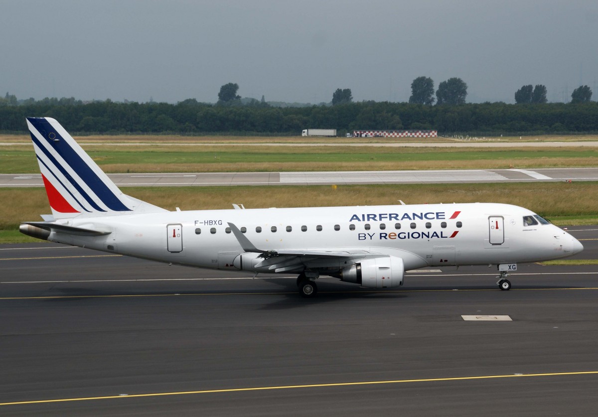 Air France Regional (HOP), F-HBXG, Embraer, ERJ-170 STD (noch nicht in neuer HOP-Lkrg.), 01.07.2013, DUS-EDDL, Dsseldorf, Germany 