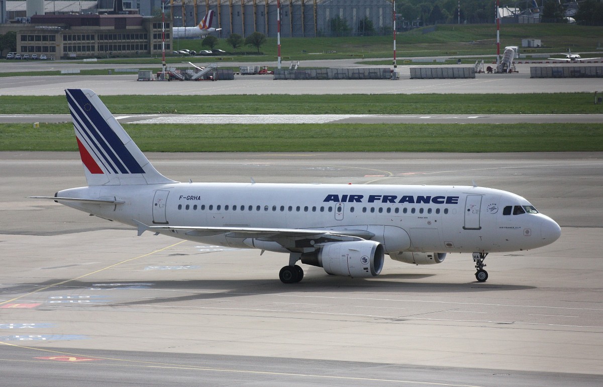 Air France,F-GRHA,(c/n 938),Airbus A319-111),02.05.2014,HAM-EDDH,Hamburg,Germany