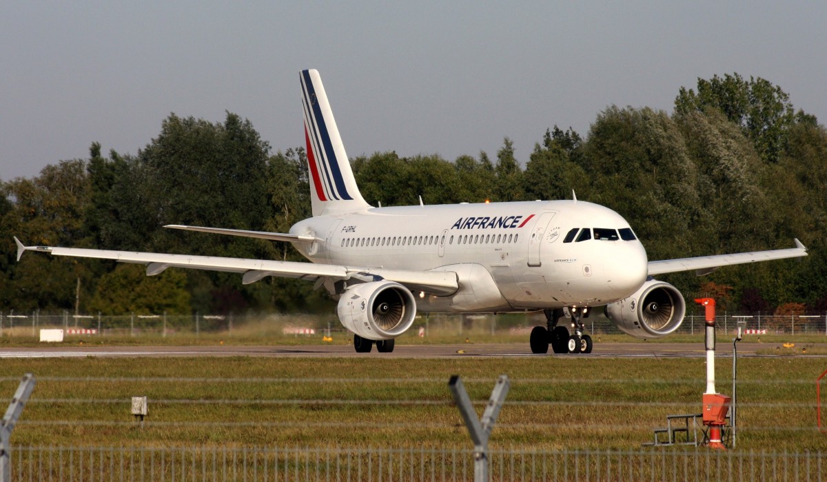 Air France,F-GRHL,(c/n1201),Airbus A319-111,03.10.2013,HAM-EDDH,Hamburg,Germany