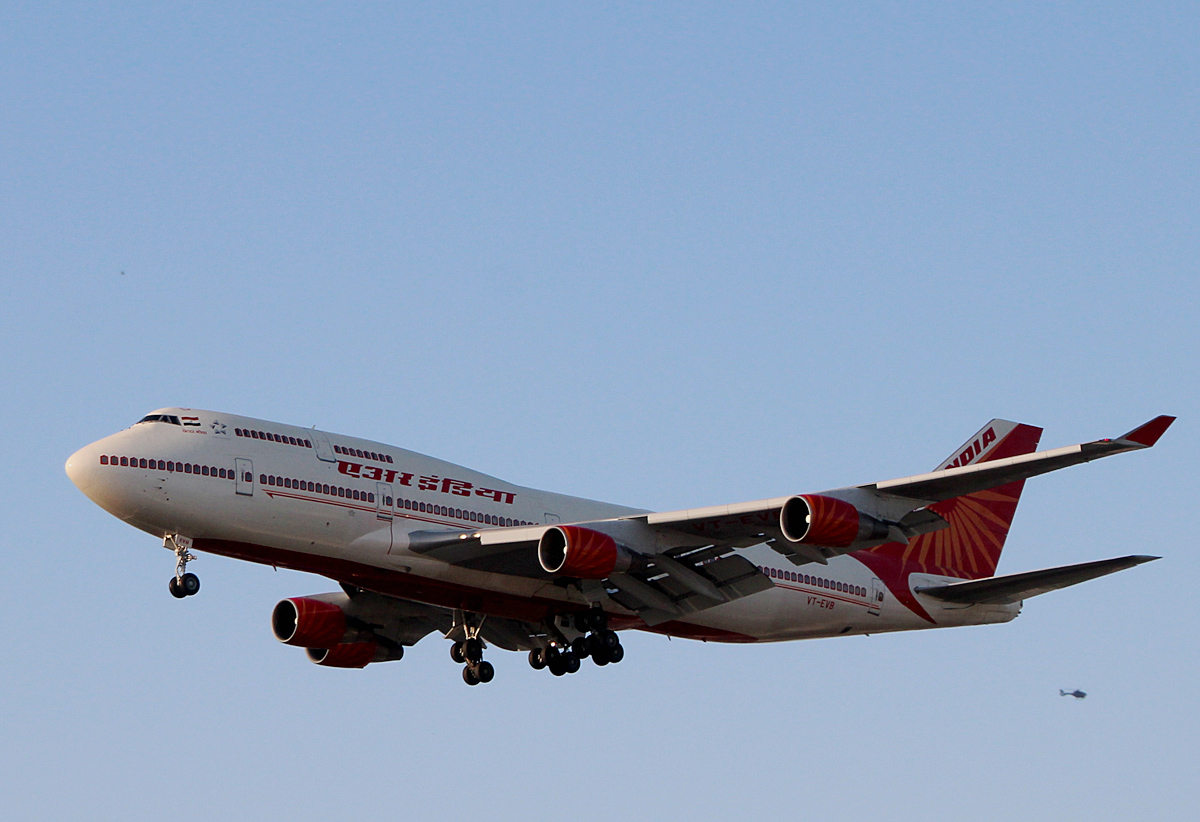 Air India, Boeing B 747-43C, VT-EWB, TXL, 20.04.2018