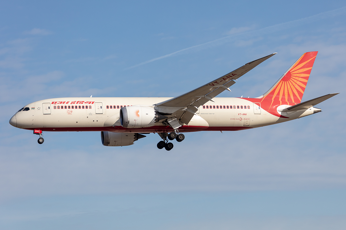 Air India, VT-ANA, Boeing, B787-8, 29.03.2021, FRA, Frankfurt, Germany