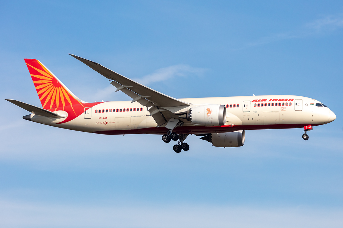 Air India, VT-ANA, Boeing, B787-8, 13.09.2021, FRA, Frankfurt, Germany