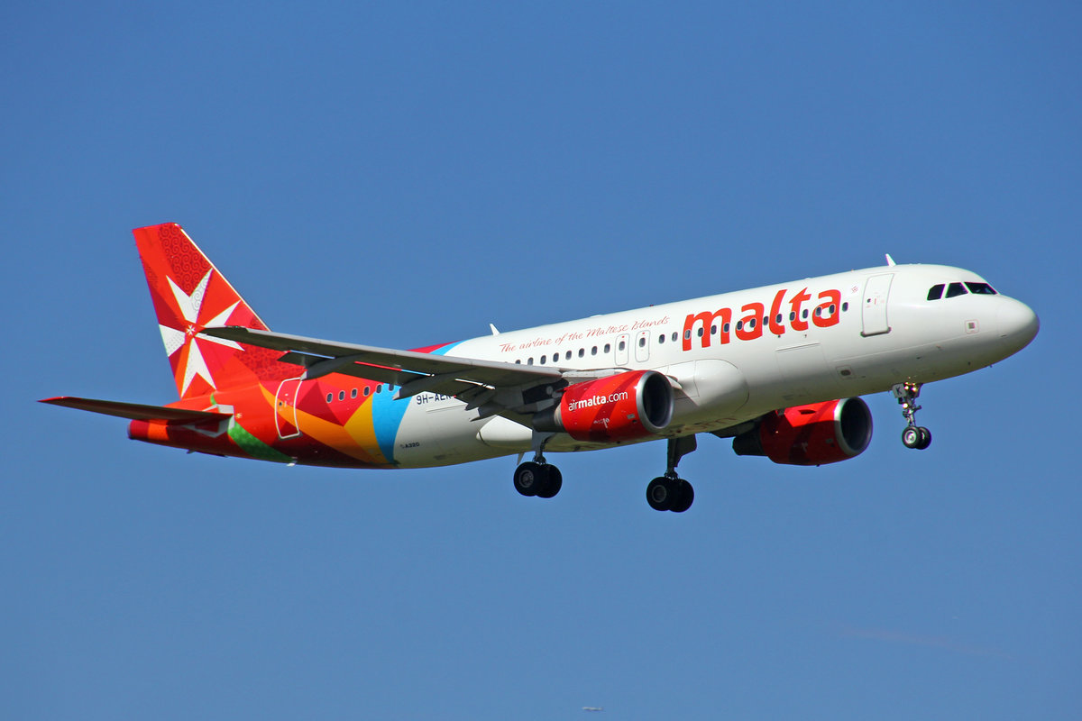 Air Malta, 9H-AEK, Airbus A320-214,  San Giljan , 29.Juli 2017, ZRH Zürich, Switzerland.