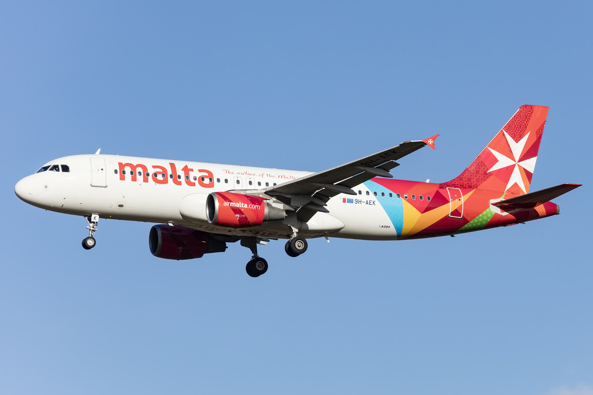 Air Malta, 9H-AEK, Airbus, A320-214, 08.01.2016, MUC, München, Germany 




