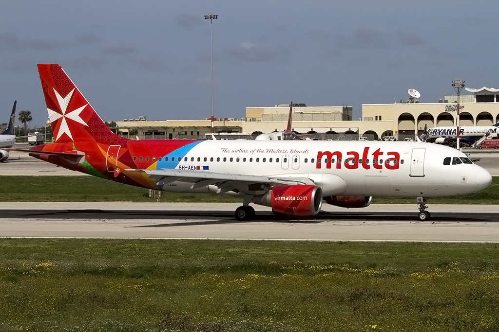 Air Malta, 9H-AEN, Airbus, A320-214, 29.03.2014, MLA, Malta, Malta