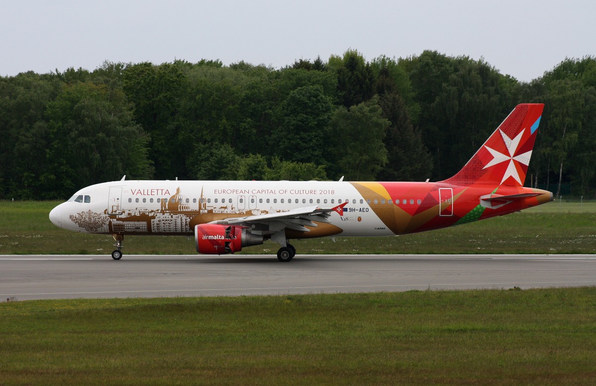 Air Malta, 9H-AEO, Airbus A 320-214, 31.05.2015, HAM-EDDH, Hamburg, Germany (Valletta-European Capital of Culture 2018 cs.)