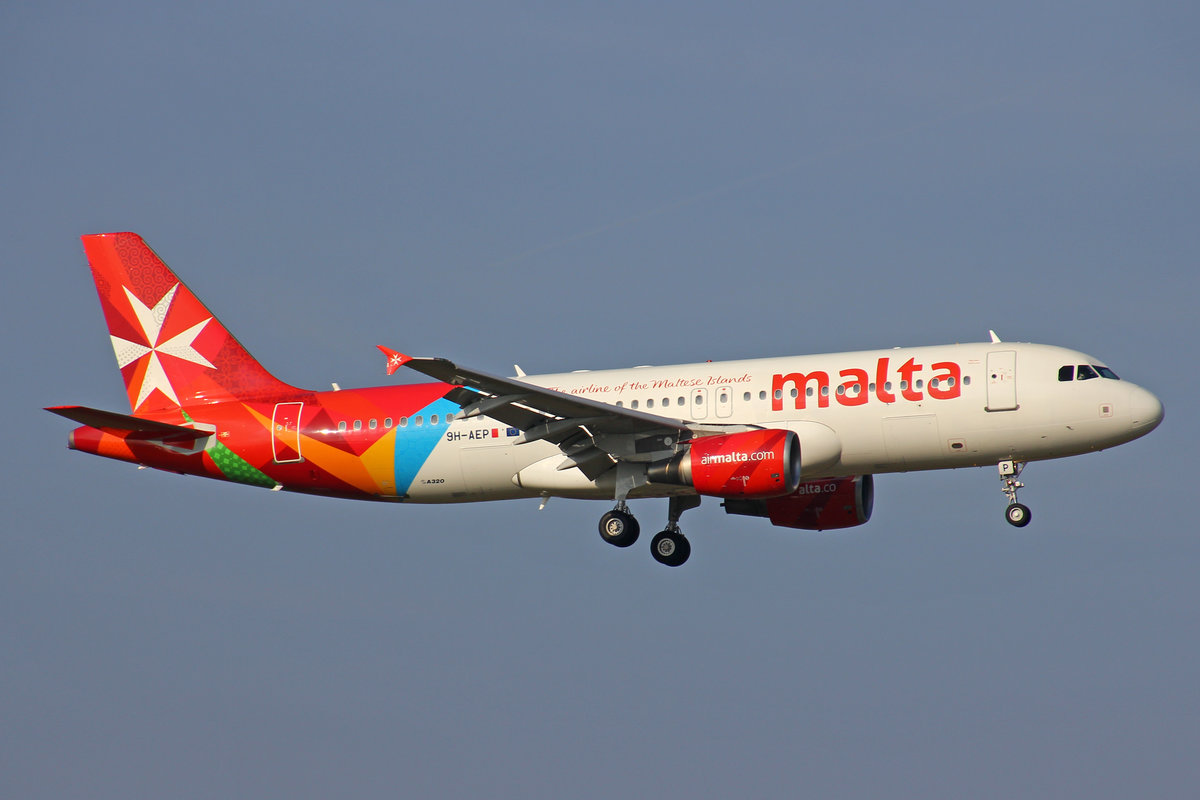 Air Malta, 9H-AEP, Airbus A320-214,  Nadur , 25.März 2017, ZRH Zürich, Switzerland.