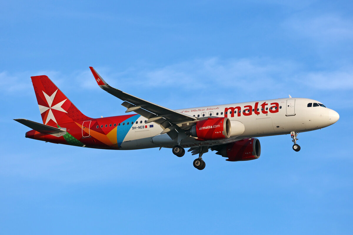 Air Malta, 9H-NEB, Airbus A320-251N, msn: 8940, 06.Juli 2023, LHR London Heathrow, United Kingdom.