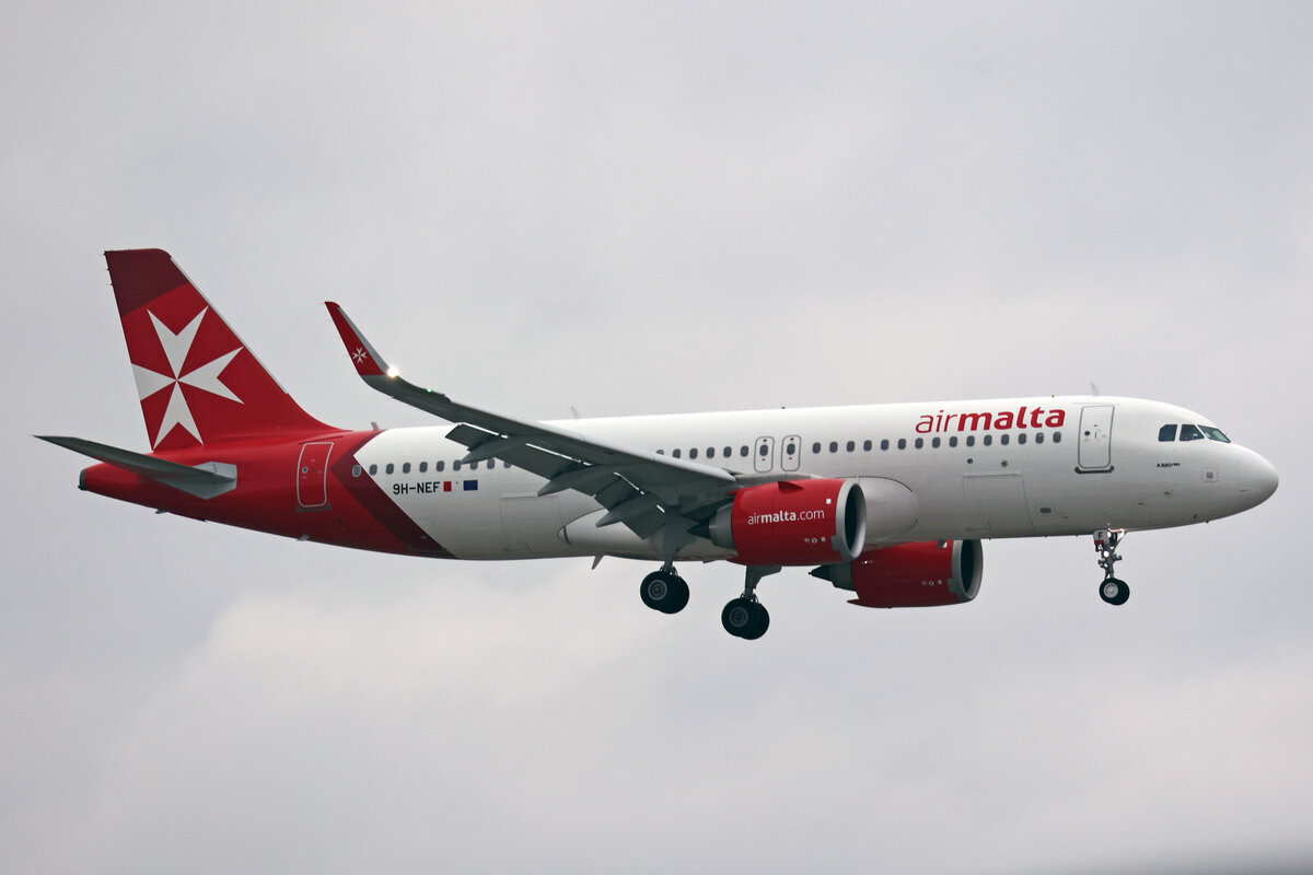 Air Malta, 9H-NEF, Airbus A320-251N, msn: 11518, 15.Januar 2024, ZRH Zürich, Switzerland.
