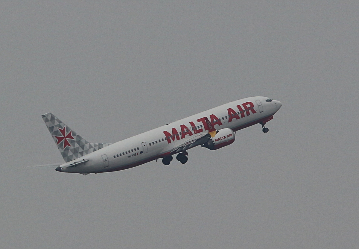 Air Malta, Boeing B 737 MAX 8, 9H-VUB, BER, 12.04.2026
