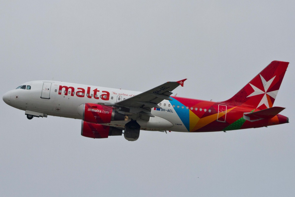 Air Malta (KM/AMC), 9H-AEL  Marsaxlokk , Airbus, A 319-112 (neue AM-Lkrg.), 27.06.2015, DUS-EDDL, Düsseldorf, Germany