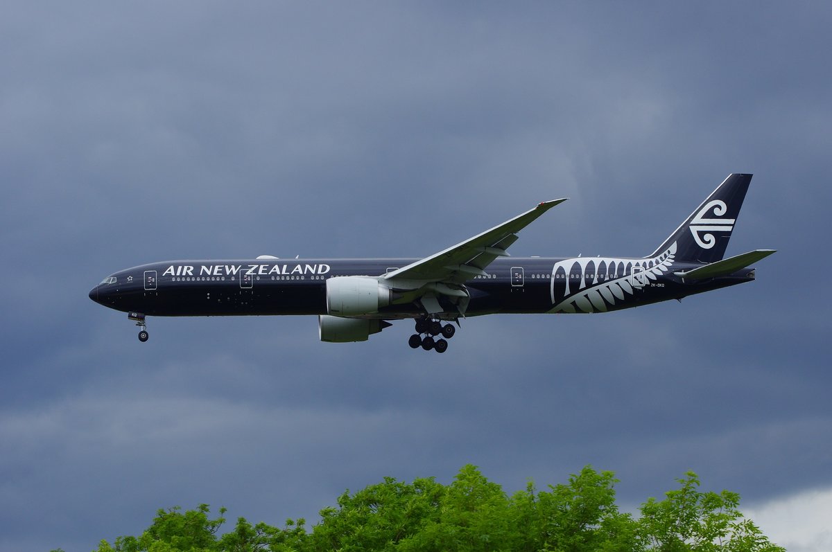 Air New Zealand  Boeing 777-300, ZK-OKQ, 15.06.2019 London-Heathrow