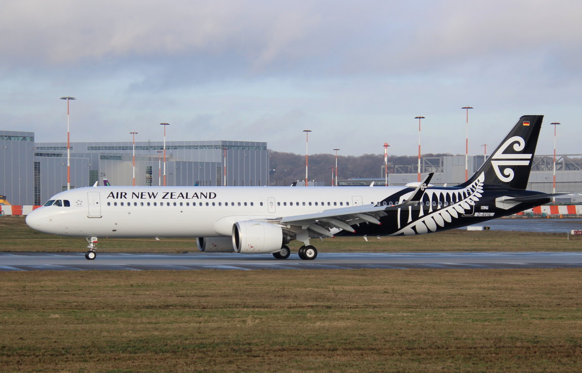 Air New Zealand, D-AVYL, Reg. ZK-NND, MSN 8629, Airbus A 321-271NX, 29.01.2019, XFW-EDHI, Hamburg Finkenwerder, Germany 