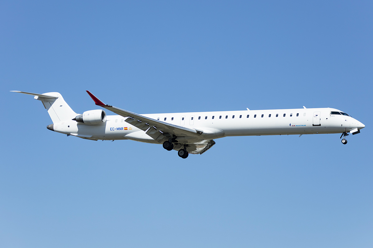 Air Nostrum, EC-MNR, Bombardier, CRJ-1000, 19.04.2019, FRA, Frankfurt, Germany 


