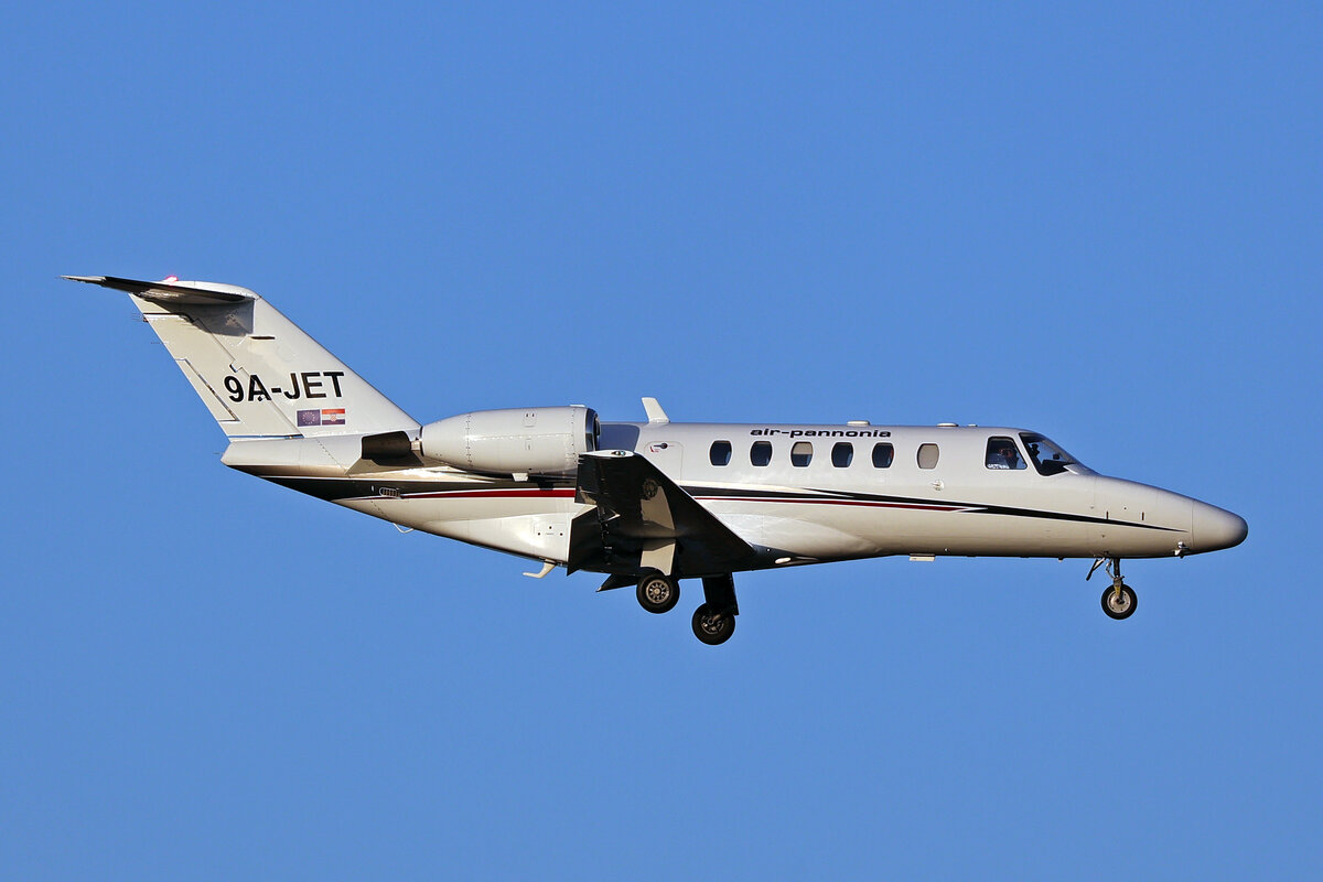 Air Pannonia, 9A-JET, Cessna 525 Citation JetII, msn: 525A-0202, 27.Februar 2026, ZRH Zürich, Switzerland.