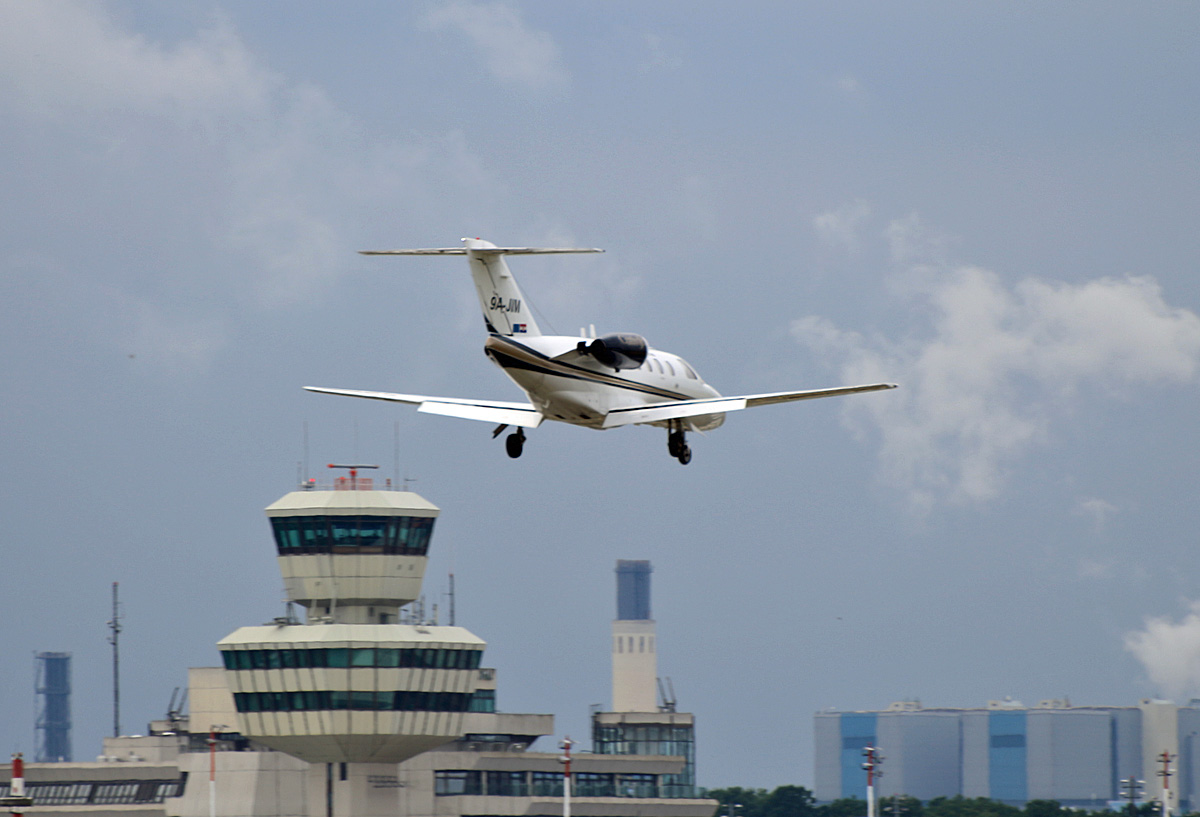 Air Pannonia, Cessna 525 Citation CJ 1, 9A-JIM, TXL, 17.07.2020