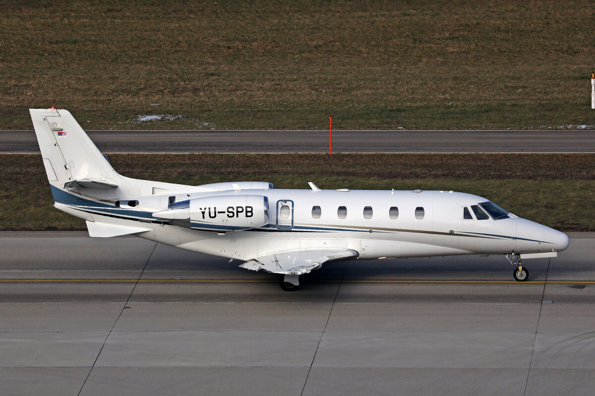 Air Pink, YU-SPB, Cessna 560XL Citation XLS, msn: 560-5807, 16.Januar 2024, ZRH Zürich, Switzerland.