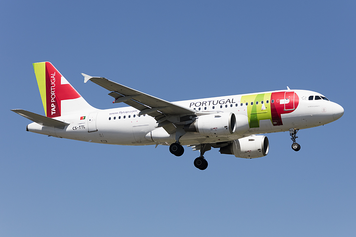 Air Portugal, CS-TTL, Airbus, A319-111, 17.07.2016, GVA, Geneve, Switzerland 



