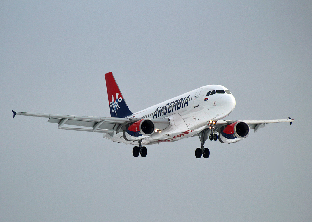 Air Serbia, Airbus A 319-132, YU-APM, BER, 20.01.2024