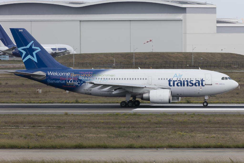 Air Transat, C-GTSF, Airbus, A310-304, 29.09.2015, TLS, Toulouse, France 




