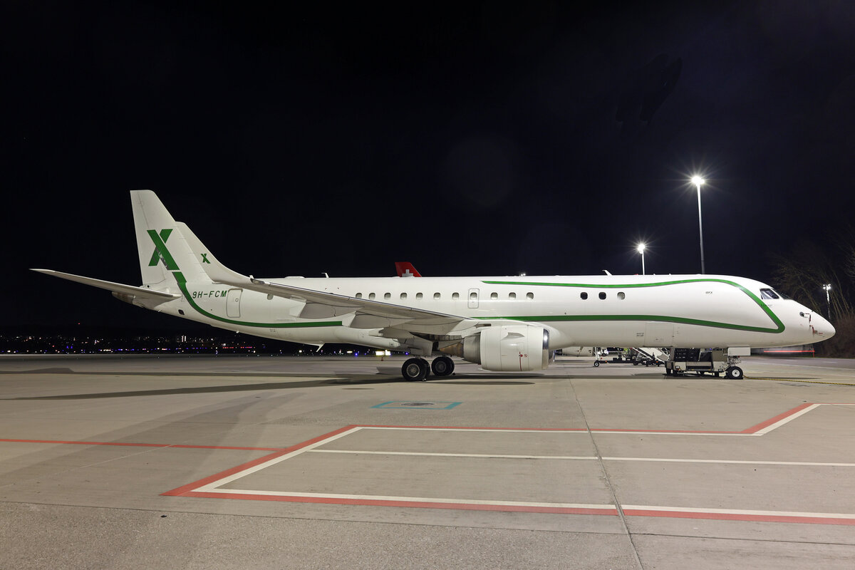 Air X Charter, 9H-FCM, Embraer ERJ-190 ECJ, msn: 19000641, 26.Dezember 2023, ZRH Zürich, Switzerland.