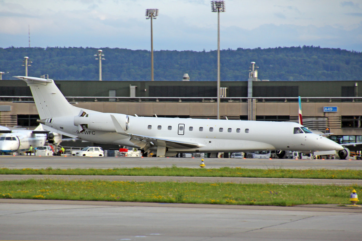 Air X Charter, 9H-WFC, Embraer Legacy 600, 16.Juni 2017, ZRH Zürich, Switzerland.