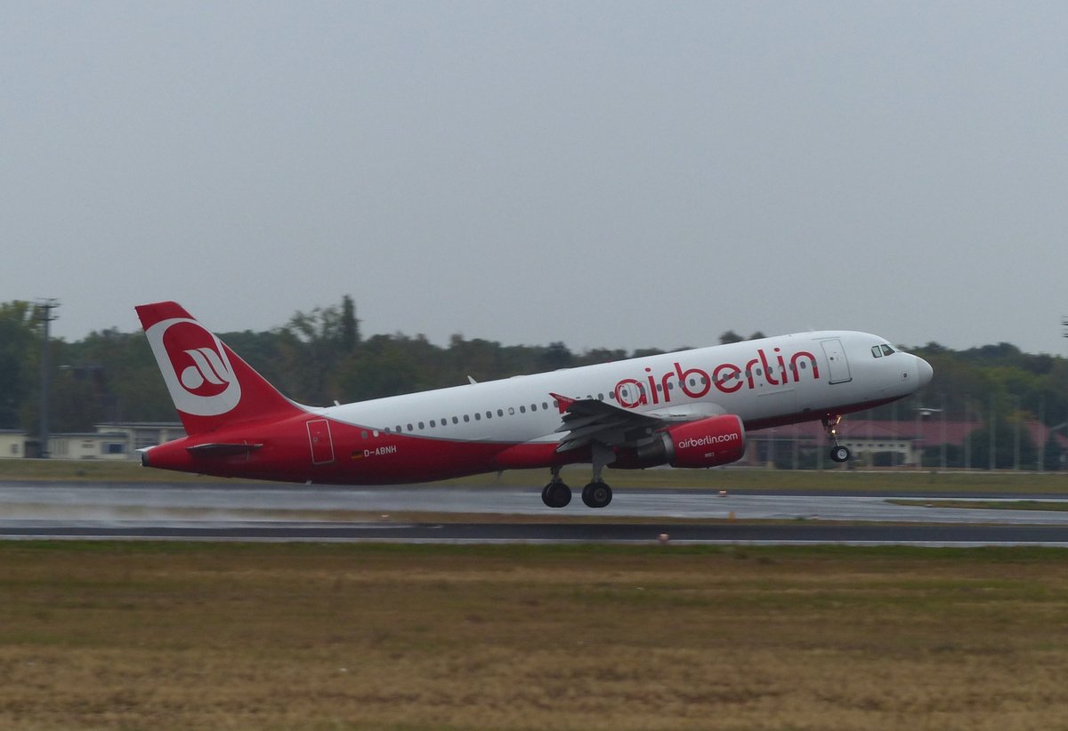 Airbus A 320-214, D-ABNH, Air Berlin, Berlin-Tegel (TXL), 1.10.2016