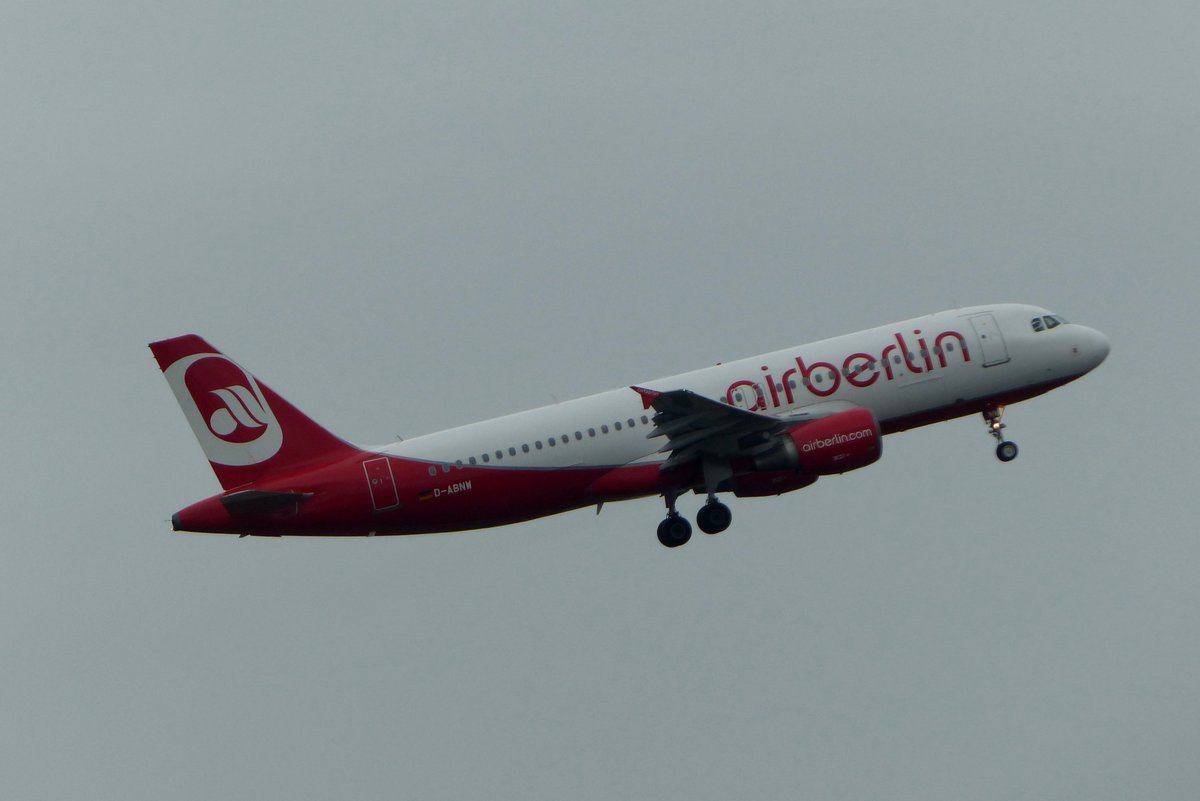 Airbus A 320-214, D-ABNW, Air Berlin, Berlin-Tegel (TXL), 1.10.2016