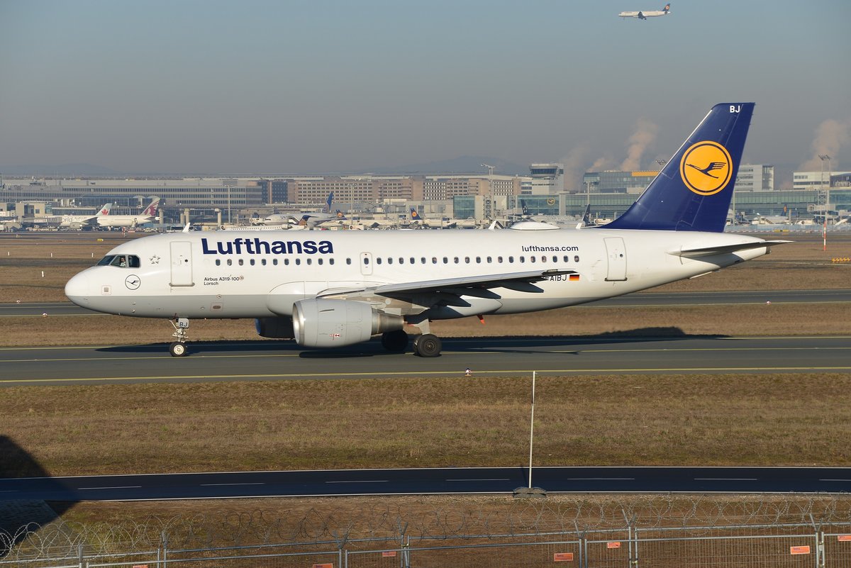 Airbus A319-100 - LH DLH Lufthansa 'Lorsch' - 5293 - D-AIBJ - 18.02.2019 - EDDF