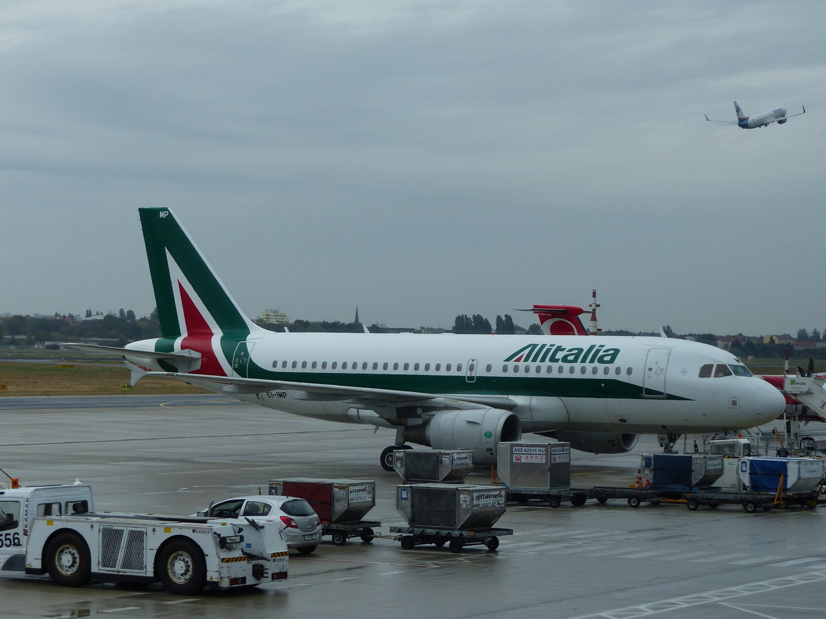 Airbus A319-111, EI-IMP, Alitalia, Berlin-Tegel (TXL, 1.10.2016