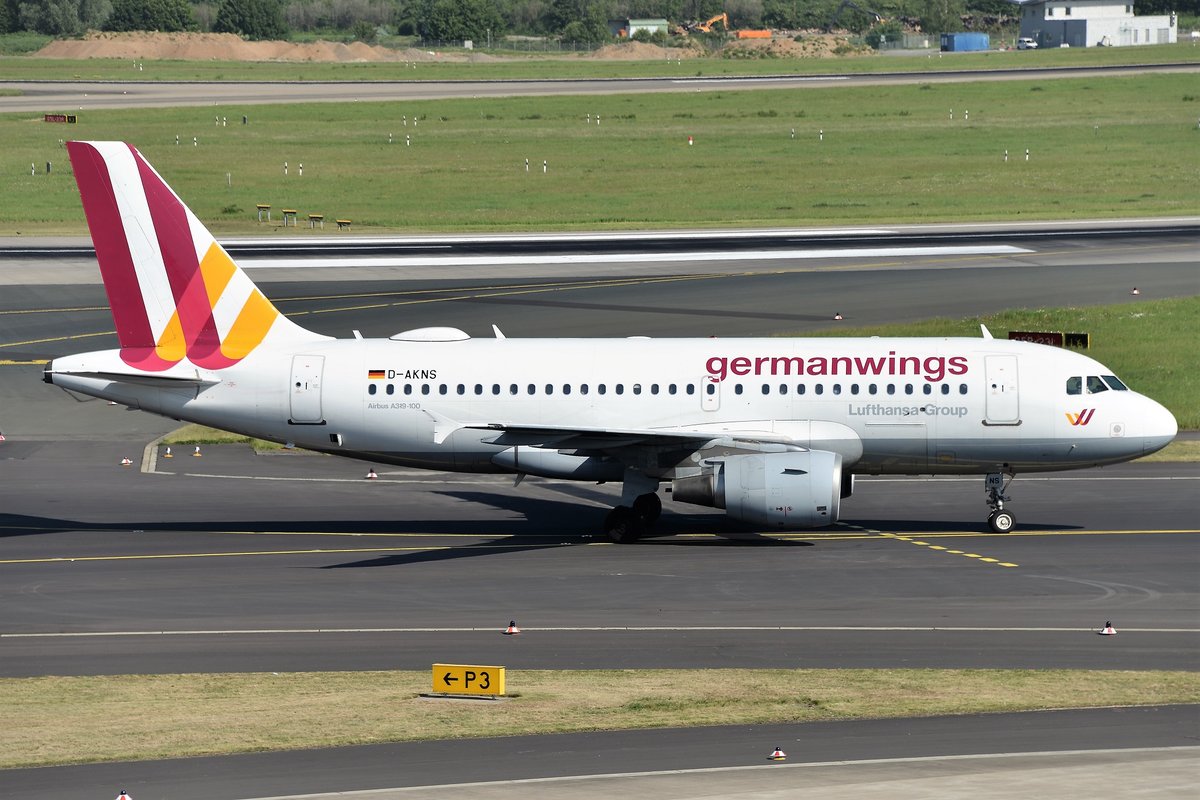 Airbus A319-112 - 4U GWI Germanwings - 1277 - D-AKNS - 09.05.2018 - DUS
