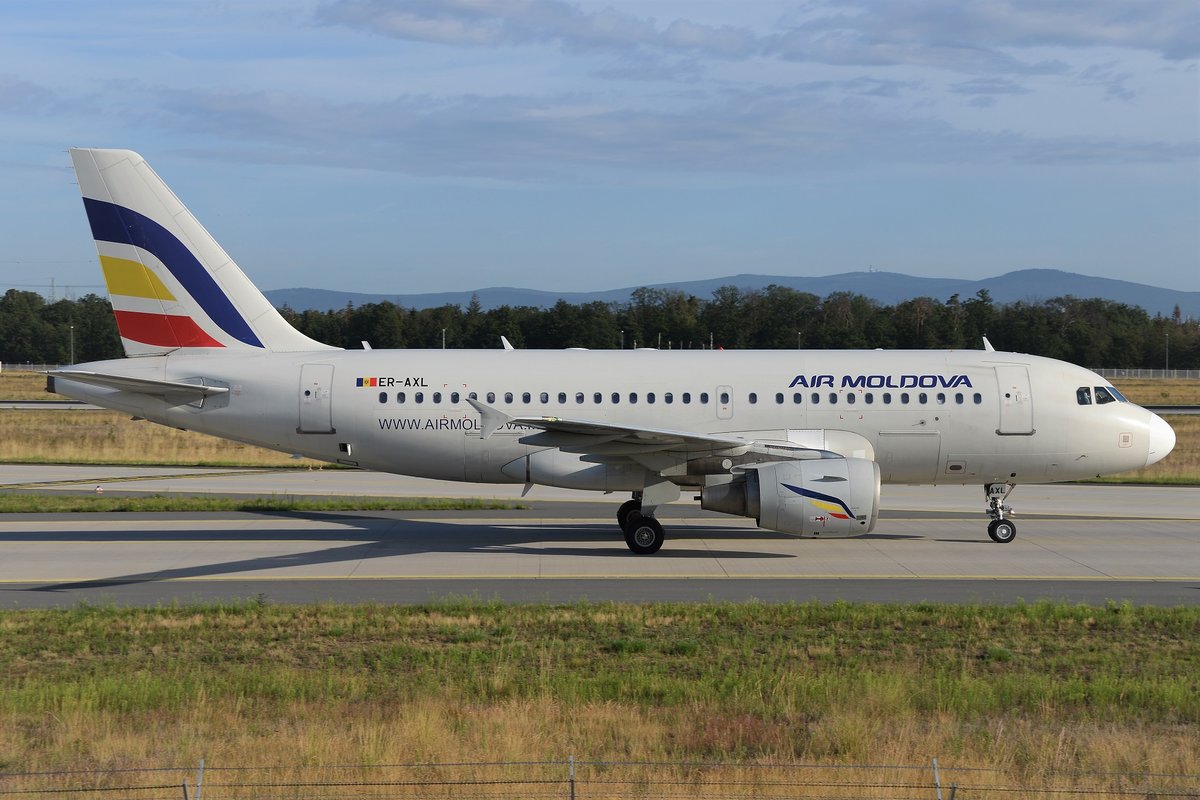 Airbus A319-112 - 9U MLD Air Moldavia - 2849 - ER-AXL - 11.08.2019 - FRA