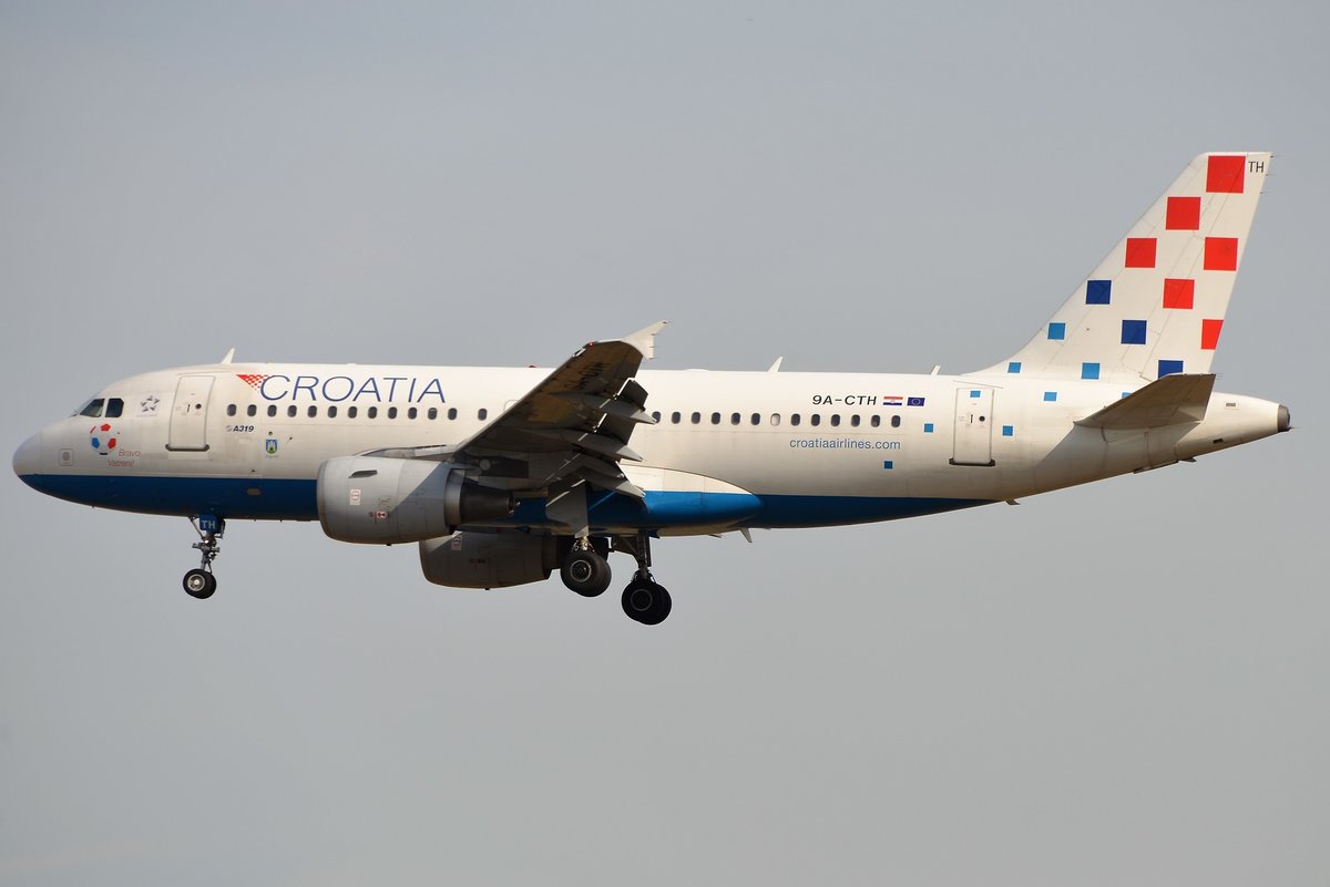 Airbus A319-112 - OU CTN Croaita Airlines - 833 - 9A-CTH - 22.07.2019 - FRA