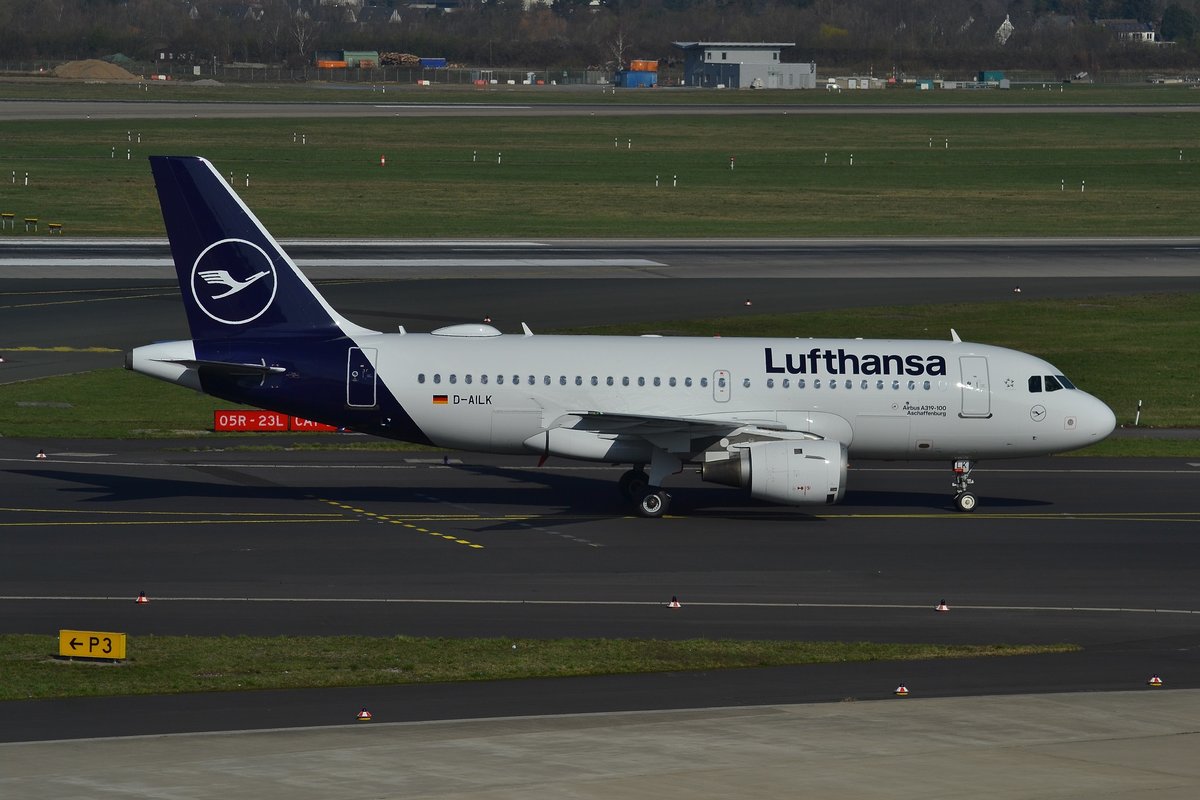 Airbus A319-114 - LH DLH Lufthansa 'Aschaffenburg' - 679 - D-AILK - 21.03.2019 - EDDL