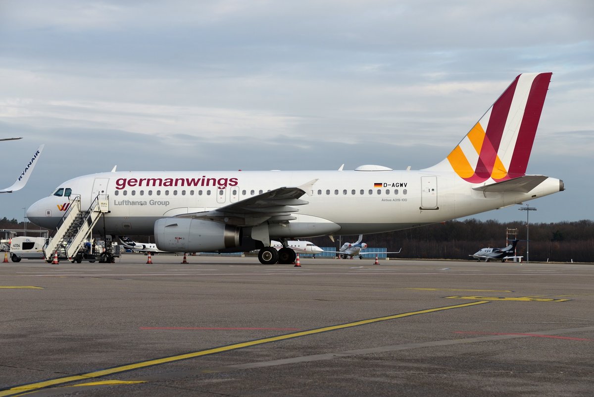 Airbus A319-132 - 4U GWI Germanwings - 5467 - D-AGWV - 26.02.2017 - CGN