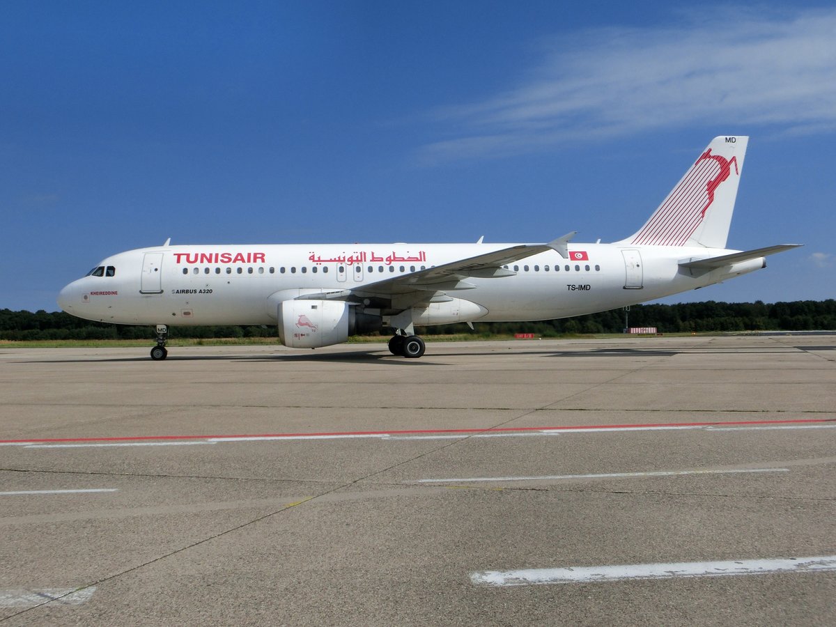 Airbus A320-211 - TU TAR Tunisair 'Kheredine' - 205 - TS-IMD - 31.08.2016 - EDDK
