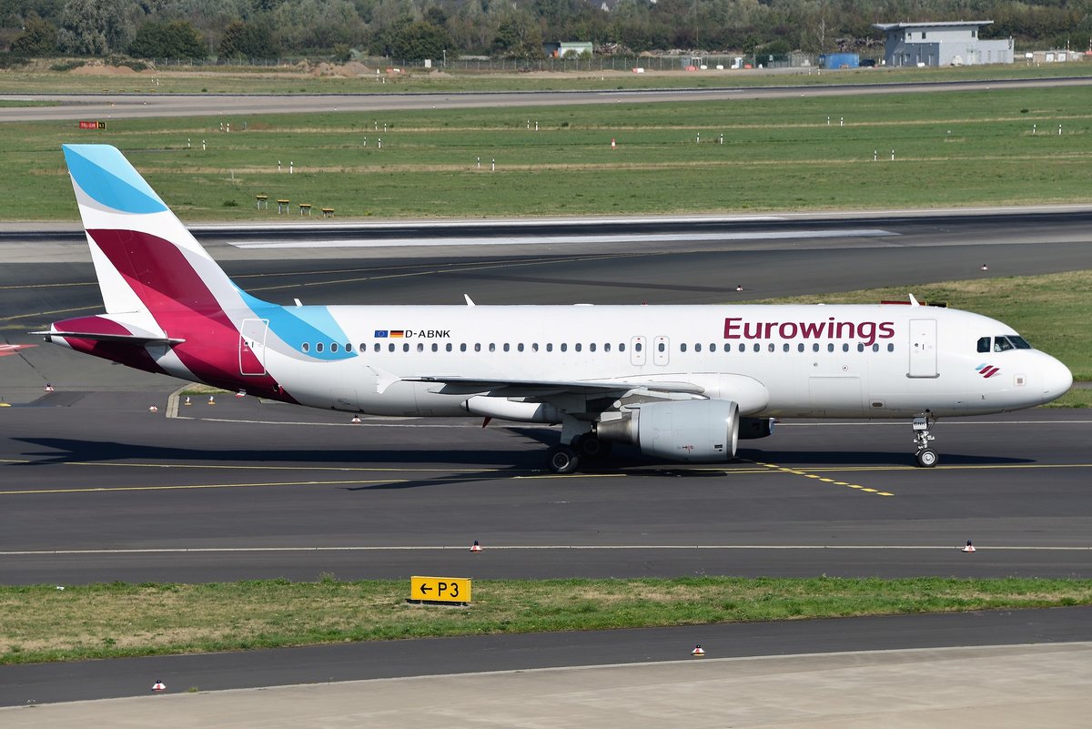 Airbus A320-214 - EW EWG Eurowings - 1769 - D-ABNK - 12.09.2018 - DUS