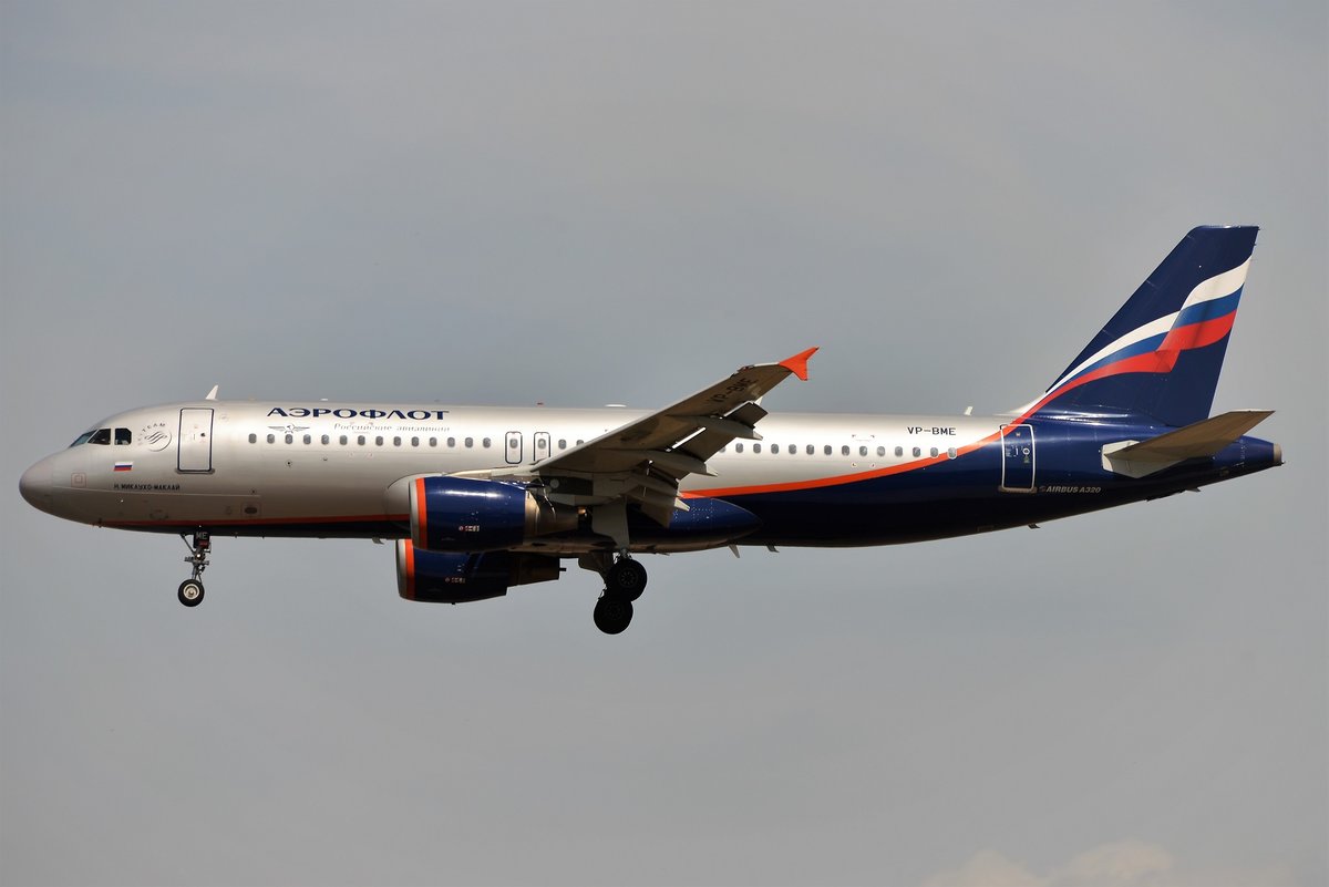 Airbus A320-214 - SU AFL Aeroflot 'N. Mikluho-Maklay' - 3699 - VP-BME - 22.07.2019 - FRA