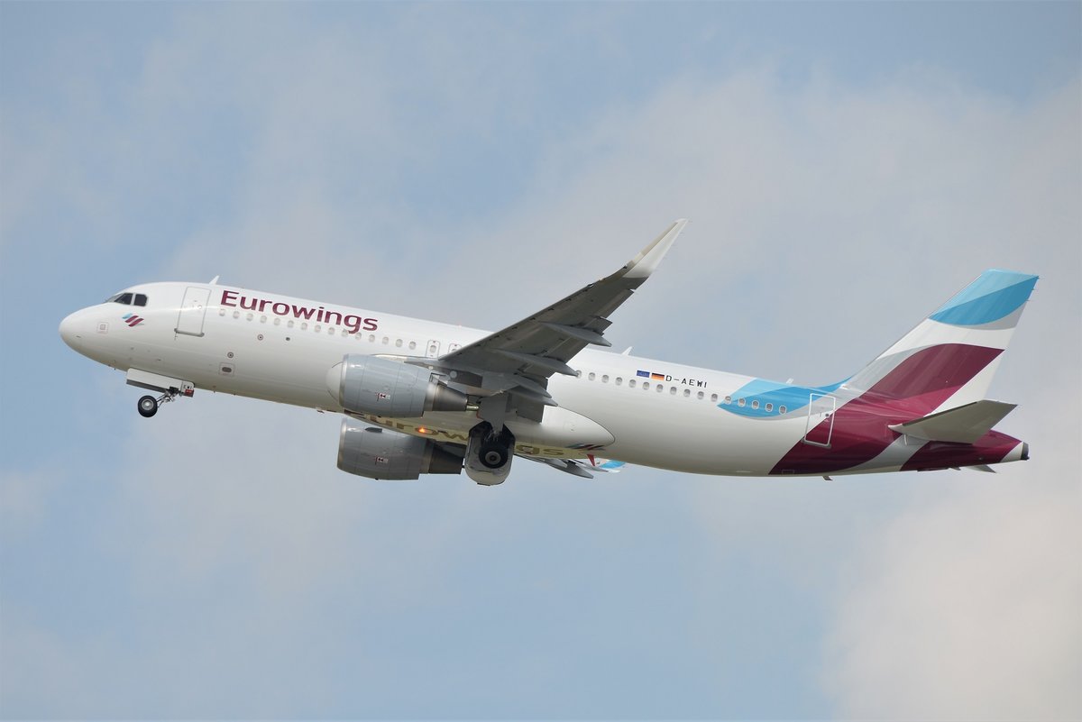 Airbus A320-214(W) - EW EWG Eurowings - 7210 - D-AEWI - 27.07.2016 - DUS