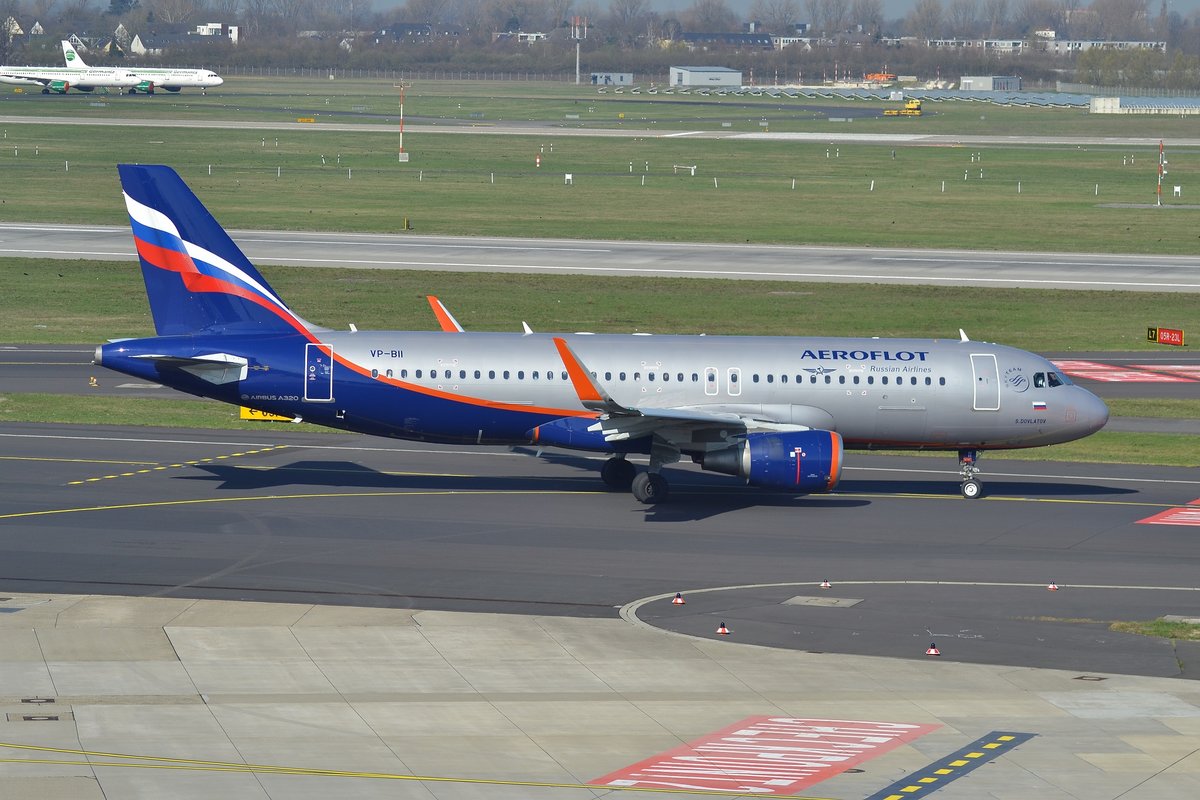 Airbus A320-214(W) - SU AFL Aeroflot 'S. Dovlatov' - 8133 - VP-BII - 21.03.2019 - DUS