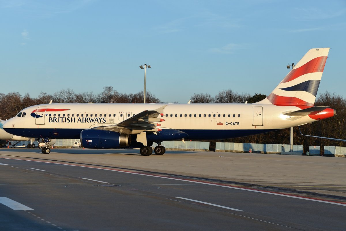 Airbus A320-232 - BA BAW British Airways - 1771 - G-GATR - 21.01.2019 - CGN