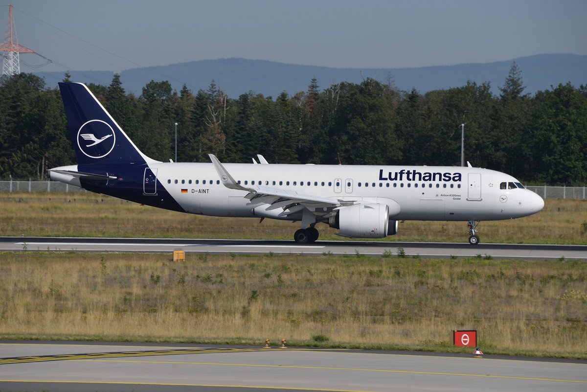 Airbus A320-271N - LH DLH Lufthansa 'Goslar' - 8708 - D-AINT - 23.08.2019 - FRA