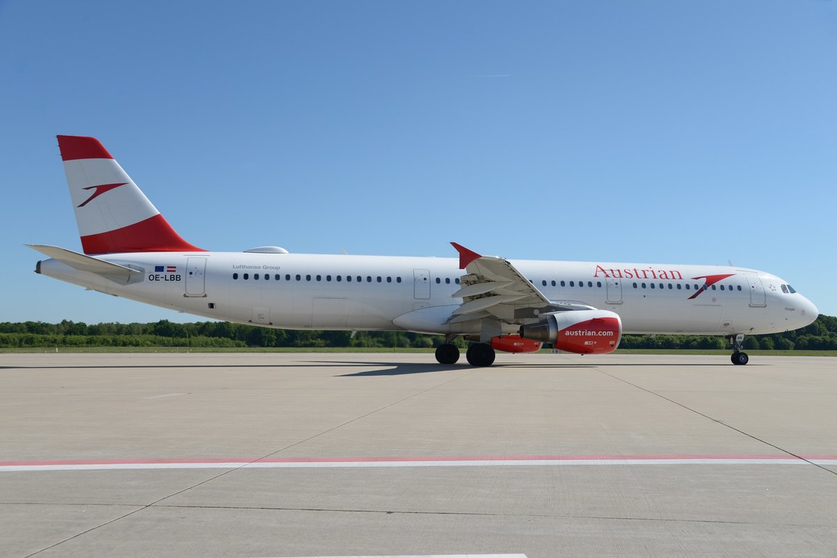 Airbus A321-111 - OS AUA Austrian Airlines 'Pinzgau' - 570 - OE-LBB - 26.05.2017 - CGN 